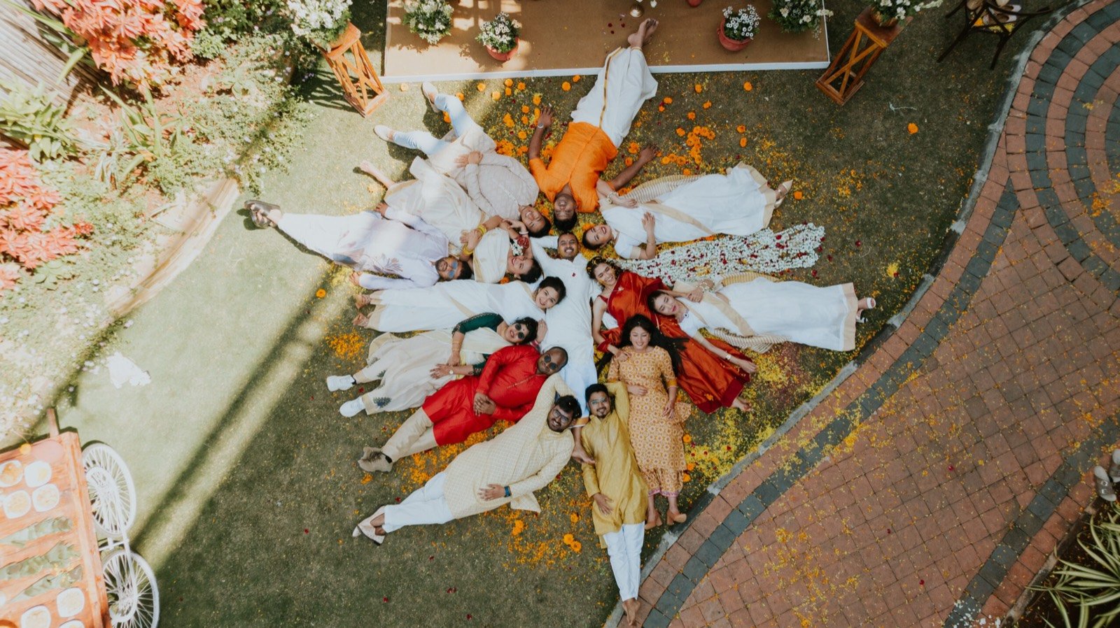 A Gātha wedding venue at scale